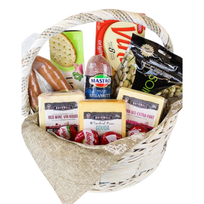Charcuterie and Cheese Basket