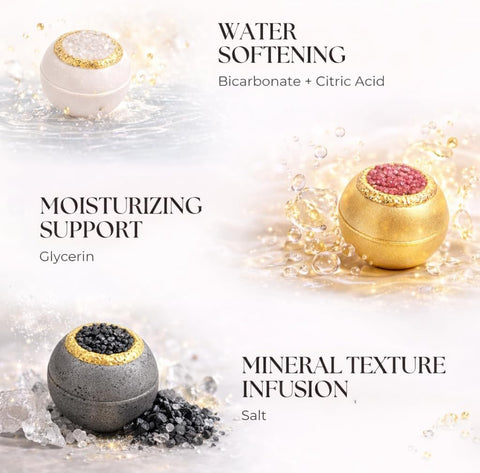 Crystal Luxe Bath Bomb Gift Set - Jane & Bloom
