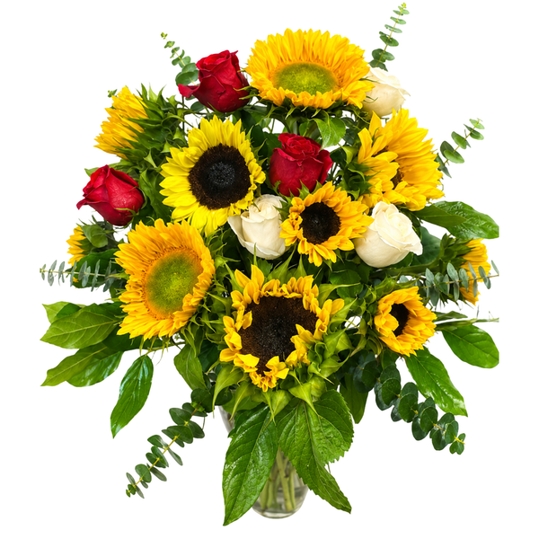 Sunflowers & Roses